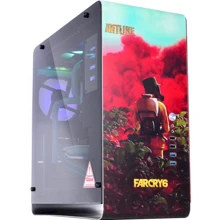 Корпус QUBE Hawk Black Far Cry 6 Printed (QBX4A_WBNU3PFC): Форм-фактор материнської плати ATX/MicroATX/Mini-ITX