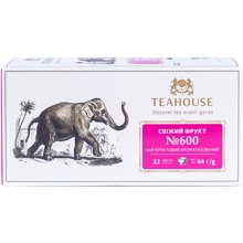 Чай Teahouse Свежий фрукт Слон №600 в саше 22х2 г: undefined undefined