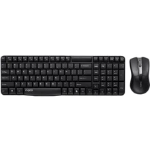 Комплект беспроводной RAPOO X1800 Wireless Optical Combo Black: Назначение стандартная