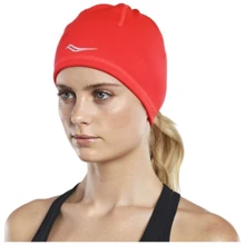 Шапка женская Saucony Omni Ponytail Skull Cap оранжевая (SA90514-VR): Производитель Saucony