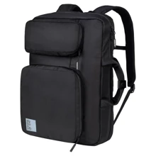 Сумка-рюкзак Jack Wolfskin New York 2 in 1 чорна (2010321_6666): Стать Унисекс
