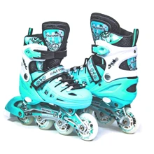 Ролики Scale Sports Mint (размер 34-37) LF 905-1: Расположение колес in-line с возможностью перестановки