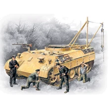БРЭМ Bergepanther с немецким танковым экипажем Bergepanther, early with tank crew (ICM35342): Производитель ICM