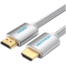 Кабель и переходник Vention HDMI to HDMI 2.0m V2.0 4K 60Hz Silver Metal Type (AABIH): Тип кабель