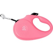 Поводок-рулетка Collar L для собак до 50 кг, 5 м Розовый: Тип шнура Лента