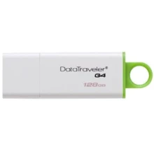 USB-флешка Kingston 128GB DataTraveler I G4 USB 3.0 Green (DTIG4/128GB): Стандарт USB USB 3.0