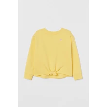 Свитшот H&M 2612-8350281 98-104 см желтый: Пол Девочка