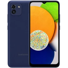 Смартфон Samsung Galaxy A03 4/64GB Blue A035: Дисплей 6.5" PLS LCD (1600x720) / 270 ppi