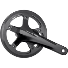 Шатуни Shimano FC-S501 ALFINE, інтегрована вісь, 170мм, 42Т/підв.захист зірки, з компонентом. кареткою (EFCS501CB2C2L): Кількість зірок 1