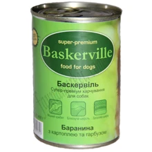 Влажный корм для собак Baskerville баранина-картофель 0.4 кг (21525): Тип Влажный корм