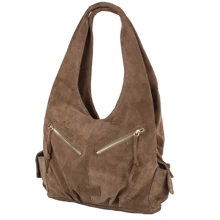 Женская сумка хобо Laskara коричневая (LK-DM230-khaki): Пол Женский