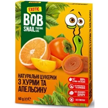 Натуральні цукерки Bob Snail Хурма-Апельсін 60г: Тип Конфеты