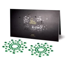 Украшения для груди со стразами Bijoux Indiscrets MIMI Classic (изумрудный): Для кого Для женщин