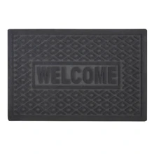 Коврик под двери Мой Дом Welcome 40х60 см серый (TZR01453/Gr): undefined undefined