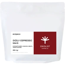Кофе IDEALIST COFFEE Co Daily Espresso бленд в зернах 250 г: Вид напитка кофе в зернах