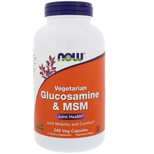 Now Foods Vegetarian Glucosamine & MSM, 240 Veg Capsules (NOW-03131): Тип Глюкозамін