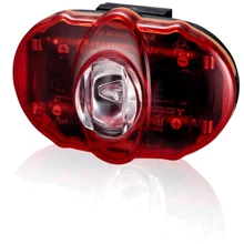 Мигалка задня Infini VISTA I-406R, 3 світлодіоди, 2 режими, 2x "AAA", з кріпл.: Виробник Infini