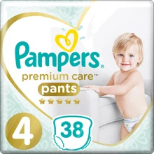 Подгузники Pampers Premium Care Pants Maxi Размер 4 (9-15 кг) 38 шт (8001090759832): Тип Подгузники-трусики