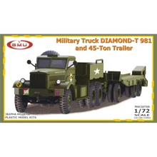 Військовий тягач GMU DIAMOND-T 981 з 45-тонним причепом GMU72004: Виробник GMU