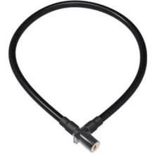 OnGuard Lightweight Key Coil Cable Lock Сталевий трос 120см х 8мм, з вініловим покриттям + 2 ключа, чорний (LCK-03-39): Виробник OnGuard