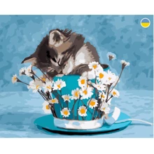 Картина за номерами Origami Натюрморт з котиком 40x50 см LW3078: Виробник Origami