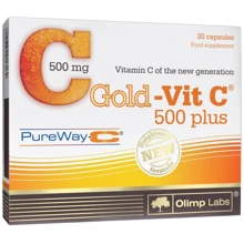 Olimp Gold-Vit C 500 plus витамин С 30 капсул: Тип Витамин C