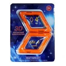 Конструктор Магнікон Дополнительный набор ромбов, 4 шт (MK-4-РБ): Количество деталей, шт. 4