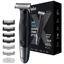 Машинка для стрижки (триммер) Braun Series X XT5200: Зона применения Для тела, Для лица