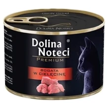 Вологий корм Dolina Noteci Premium для кішок м'ясні шматочки в соусі з телятиною 185 г DN 185 (770): Тип Влажный корм