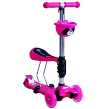 Самокат BabyHit Fun - Pink: Количество колес 3