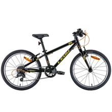 Велосипед 20" Leon GO 7 speed Vbr 2022 (чорний з жовтим): Діаметр коліс, дюймів 20