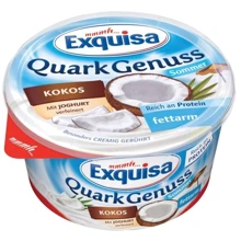 Сырный десерт Exquisa сезонные вкусы ( кокос ) 500 г (WT3269): Вес нетто 500 г