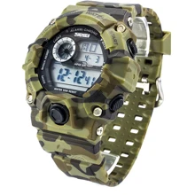 Наручний годинник Skmei 1019 Green Camouflage: Стиль спортивний
