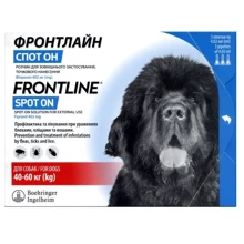 Капли Boehringer Ingelheim Фронтлайн Спот-Он от блох и клещей для собак 40-60 кг XL 3 пипетки (2000981201692): Тип Капли