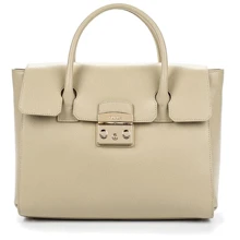 Жіноча каркасна сумка Furla Metropolis M Satchel пісочно-бежева (884902): Стать жіночий