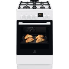 Плита комбинированная Electrolux LKK540200W: Тип варочной поверхности газовая