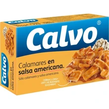 Кальмар ТМ Calvo в американському соусі, 115 г (WT3126): Вага нетто 115 г