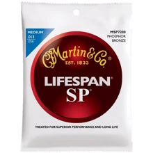 Струна для гитар Струны MARTIN MSP7200 SP Lifespan 92/8 Phosphor Bronze Medium (13-56): Тип Комплект струн