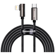 Кабель Baseus Cable USB-C to Lightning Legend Elbow 20W 1m Black (CATLCS-01): Тип USB-C - Lightning