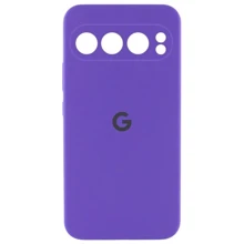 Чехол для телефонов Lakshmi Premium Silicone Case with Logo Full Camera Amethyst for Google Pixel 9 Pro: Совместимость Google Pixel 9 Pro