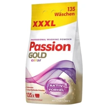 Пральний порошок Passion Gold Professional Color для прання кольорової білизни 8.1 кг 135 циклів прання п/е ( 4260145998891): Вид прання Универсальная