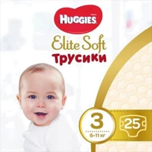 Huggies Pants 3 Conv Elite Soft 25: Тип Підгузки-трусики