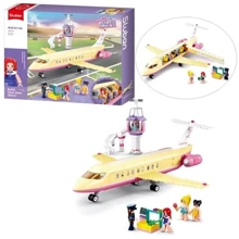 Конструктор Sluban Girls Dream Літак 384 деталі (M38-B1166): Виробник Sluban