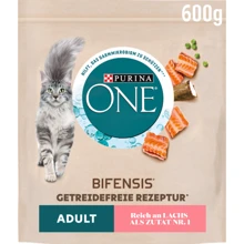 Сухой корм беззерновой комплекс Purina One Grain Free Bifensis для взрослых кошек с лососем 600 г (8445290455277): Тип Сухой корм