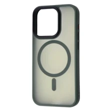 Чехол для iPhone WAVE Matte Insane Case with MagSafe Green for iPhone 15 Pro Max: Цвет зеленый