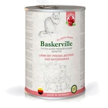 Влажный корм Baskerville Sensitive для чувствительных кошек Ягненок/Клюква/Кошачья мята 0.4 кг (21555): Тип Влажный корм