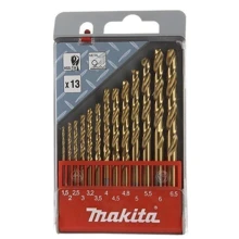 Набір свердл по металу Makita HSS-TIN 13 шт. (D-43577): Виробник Makita