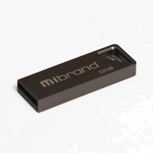 USB-флешка Mibrand 32GB Stingray Grey USB 2.0 (MI2.0/ST32U5G): Стандарт USB USB 2.0
