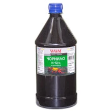 Чернила WWM HP №10/11/12 1000г Black (H12/B-4): Цвет Black