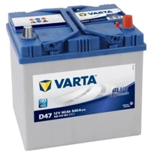 Varta 6СТ-60 Blue Dynamic (D47): Ємність, Ач 60